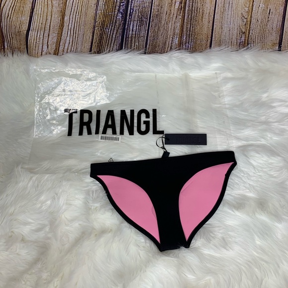 triangl swimwear Other - Bikini Triangl Black Neon Pink Rush Bottom
